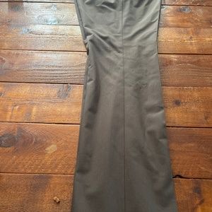 Ann Taylor brown pinstripe wide leg trousers/pants  size 12